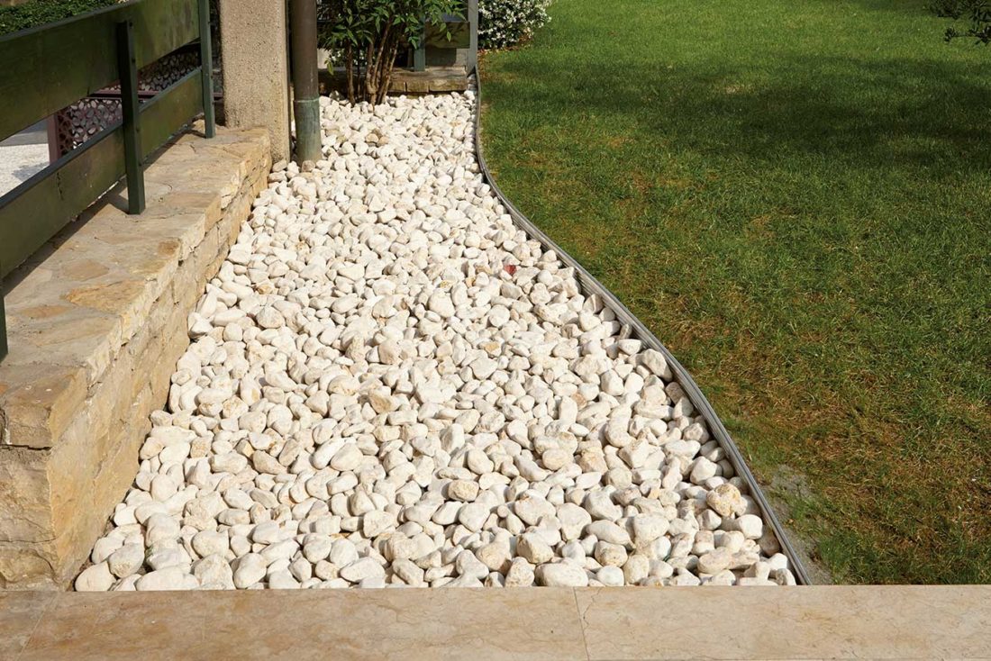 Décorer son jardin avec des pierres : gravier décoratif jardin, clôture  gabion