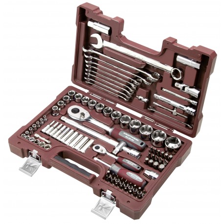 Coffret de douilles ¼ + ½ - 93 pièces