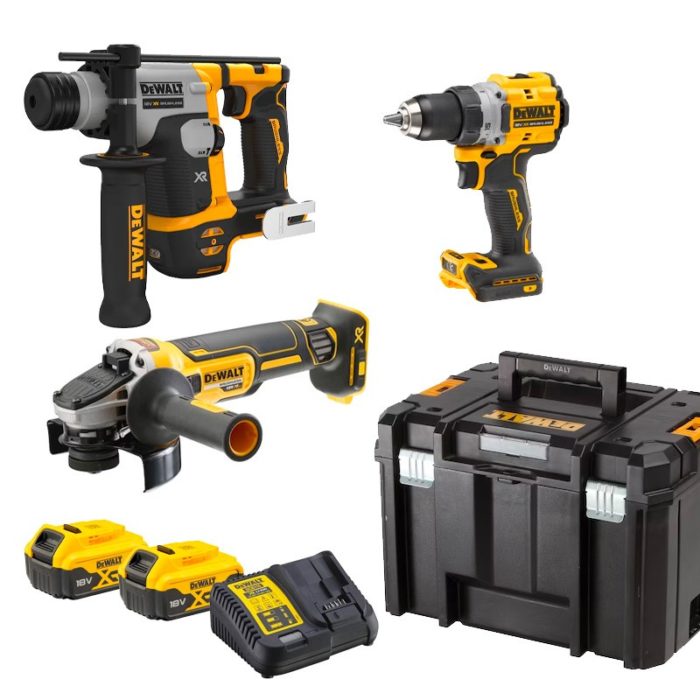 Set de 4 machines Dewalt DCK355P2T