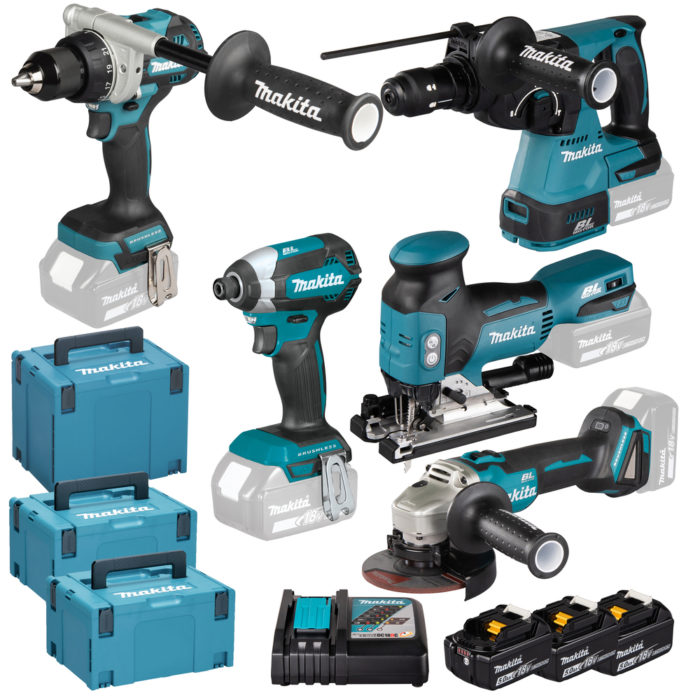 Makita Set de 5 outils brushless
